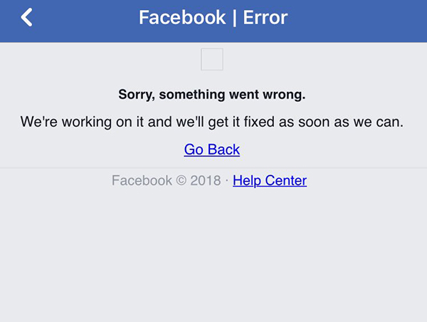 Opet problemi s Fejsbukom