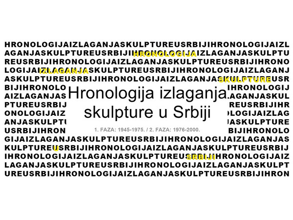 Hronologija izlaganja skulpture u Srbiji 1945-2000.