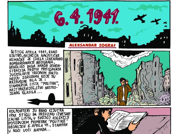 Šestoaprilsko bombardovanje 1941. iz Zografovog ugla